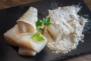 White salted codfish